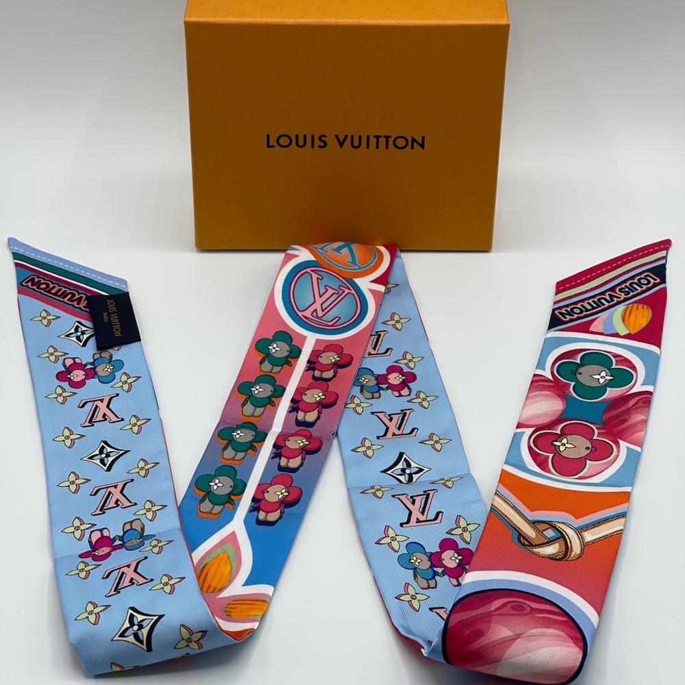 Louis Vuitton Astro Gemini BB Bandeau Twilly Scarf ♊️ - Picture 5 of 16